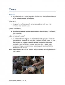TAREA - Reflexion. Página 1