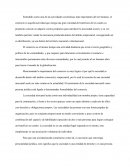 La importancia del comercio