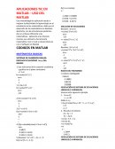 APLICACIONES TIC EN MATLAB – USO DEL MATLAB