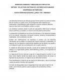 DERECHOS HUMANOS Y MEDIACION DE CONFLICTOS SINTESIS DE LECTURA DOCTRINA DE LOS DERECHOS HUMANOS
