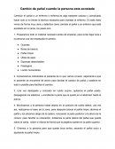 Cambio de pañal cuando la persona esta acostada