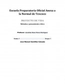 PROYECTO DE VIDA Métodos y pensamiento crítico