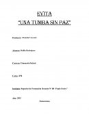 Evita una tumba sin paz pelicuala
