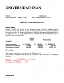 Control de presupuesto caso clínica Cerrón SA