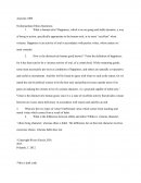 Nichomachean Ethics Questions