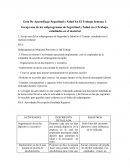 Guía De Aprendizaje Seguridad y Salud En El Trabajo Semana 1