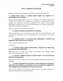 ¿Dónde estás ahora y a dónde quieres llegar con respecto a tu aprendizaje en esa materia?