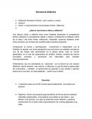 Secuencia didáctica Ensayo de proyecto de vida