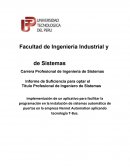 Implementación de un aplicativo para facilitar la programación en la instalación de sistemas automático de puertas en la empresa Nernet Automation aplicando tecnología T-Bus.