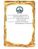 Actividad de aprendizaje de historia de Ecuador