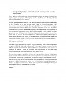 La desigualdad y los bajos salarios afectan a la demanda, en esto casos las empresas
