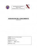 Adquisicion del conocimiento Orientacion l