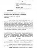 RIESGOS SANITARIOS DEL ESTADO DE MEXICO VS ARMANDO URIARTE MENDEZ