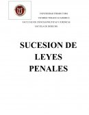 Sucesión de leyes penales