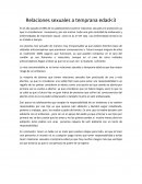 En el año pasado el 60% de los adolescentes tuvieron relaciones sexuales sin protección