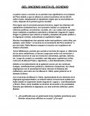 DEL ONCENIO HASTA EL OCHENIO