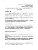 Proyecto de Inversión, Instalación de un gimnasio en la Col. Jardín Balbuena en el Distrito Federal