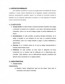 CONTRATOS NOMINALES. Página 1