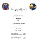 Unidad de aprendizaje: Biología 1