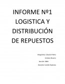 INFORME Nº1 LOGISTICA Y DISTRIBUCIÓN DE REPUESTOS