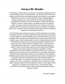 Ensayo Mr. Brooks