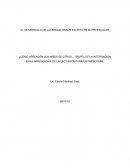 EL DESARROLLO DE LA LENGUA ORAL Y ESCRITA EN EL PREESCOLAR