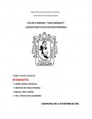 ANALISIS VISITA GUIADA A ESCUELA PRIMARIA