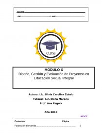 Introducción al módulo final: Educación sexual integral. Página 1