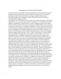 ANTECEDENTES DE LOS JUICIOS ORALES EN MEXICO. Página 2