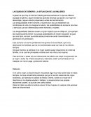 La equidad de genero: la situación de las mujeres