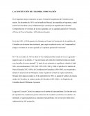 La constitucion de colombia como nacion