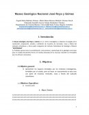 Museo Geológico Nacional José Royo y Gómez