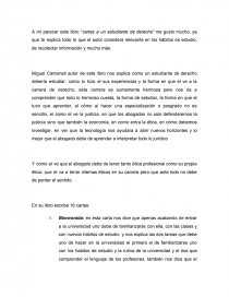 Libro - Cartas a un estudiante de Derecho. Página 1