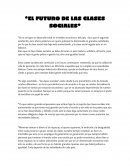 EL FUTURO DE LAS CLASES SOCIALES