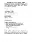 La importancia de las 9s en la Seguridad e Higiene