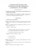 LA CONSTITUCIÓN POLÍTICA DEL ESTADO DE PANAMÁ FEDERADO A LA REPÚBLICA DE COLOMBIA