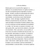 Evaluacion La flor de añañuca