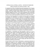 INTRODUCCION AL INTERNAL CONTROL – INTEGRATED FRAMEWORK