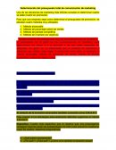 Determinación del presupuesto total de comunicación de marketing