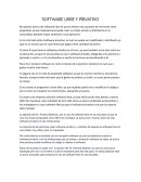 EN QUE CONSISTE EL SOFTWARE LIBRE Y PRIMITIVO