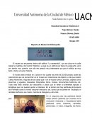 Reporte de Museo del Estanquillo.