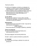 La oferta es el fenómeno correlativo a la demanda. Se considera a la oferta como la cantidad de bienes que están dispuestos a vender a un precio determinado.