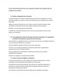 Como avanza la Racionalización de una empresa familiar de producción de cuadros sin marco