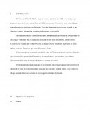 Un sistema de contabilidad de un colejio