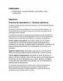 Objetivo de practica de laboratorio 3 factores abioticos objetivo