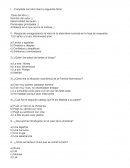 Esponde ennegreciendo la letra de la alternativa correcta en la hoja de respuesta.