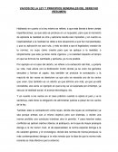 UNOS GRANDES VACIOS DE LA LEY Y PRINCIPIOS GENERALES DEL DERECHO