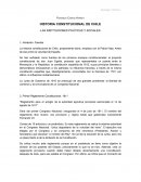 Un resumen de la historia constitucional de Chile, propiamente dicha, empieza con la Patria Vieja. Antes de eso primó la voluntad de España.