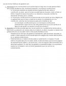 Formas históricas de Gobernanza