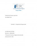 Actividad – Competencias Intrapersonales